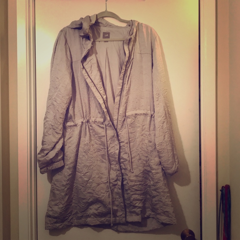Crinkly J Jill light weight jacket large